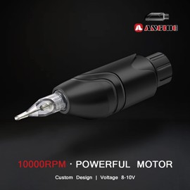 Anghie Machine Kit Complete Kit with Power Supply 20pcs Needles and Fake Skin Gift for Beginners and Artists