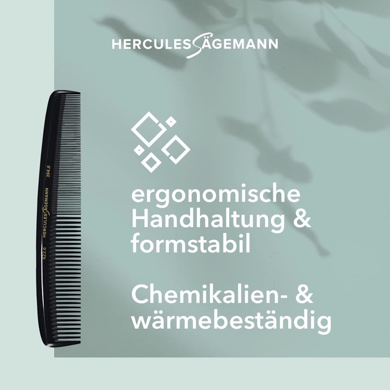 HERCULES SÄGEMANN - 623-394 Herren Taschenkamm | Herren Kamm mit