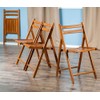 Winsome Robin Folding Chair Set, No assembly, Teak, Set of