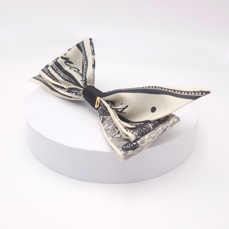 Burnaby vintage lettering art ribbon hairpin flat pin / 버나비