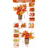 [2-Style & Light Timer] 2 Pack 13 Inch Fall Decor