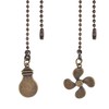 DUMING-IN 2pcs Ceiling Fans Pull Chain, Ball Chain with Connector,