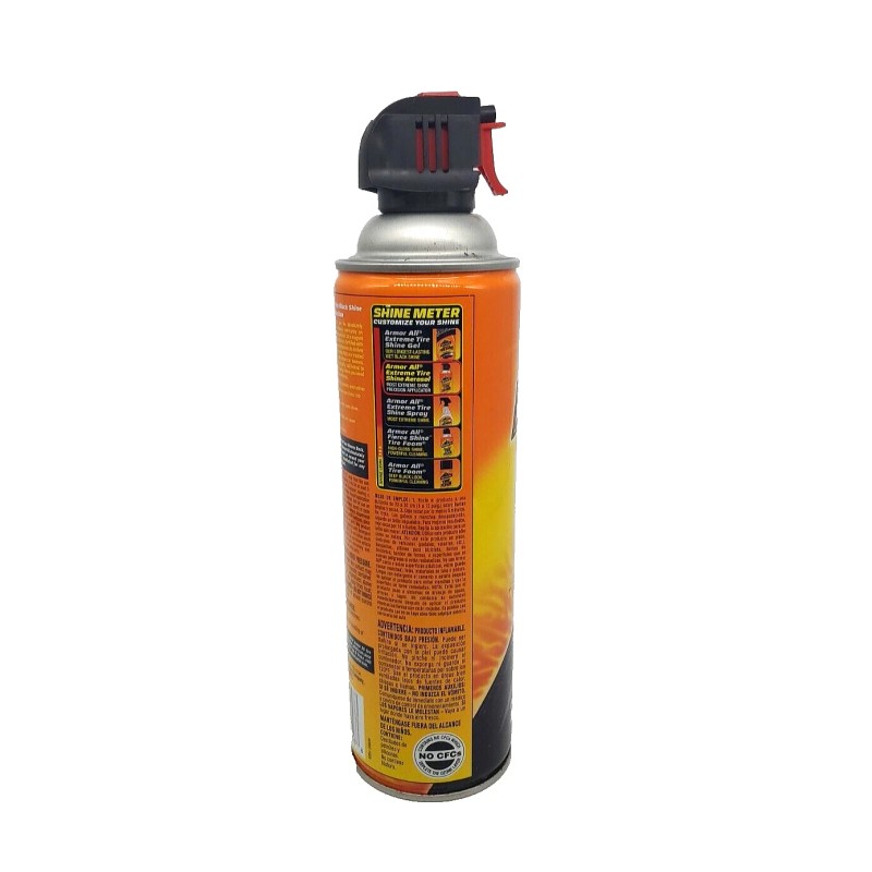 ArmorAll Extreme Tire Shine, Wet, Black Wheel Shine, Aerosol Spray