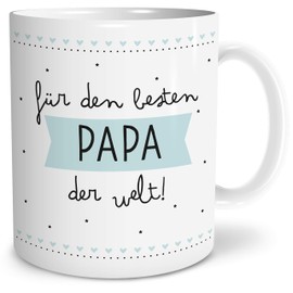OWLBOOK® Geschenke für Papa zum Geburtstag | Papa Geburtstagsgeschenk für Papa Tasse | Papa Geschenk | Weihnachtsgeschenke für Papa | Bester Papa der Welt | Keramik 300 ml