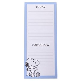 Graphique Happy Snoopy Notepad, 100 Tear-Away Sheets for Grocery, Gifts & To-Do Lists, Writing Pad for Fridge, Kitchen, Office, Fun Gift