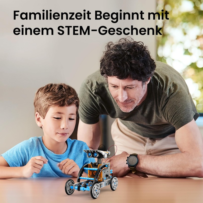 Sillbird Robot giocattolo solare STEM 12 in 1 per bambini