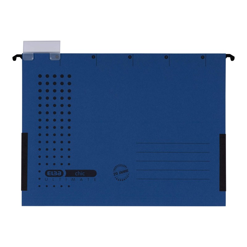 ELBA Chic Hanging File for A4 Cardboard with Linen Frogs,