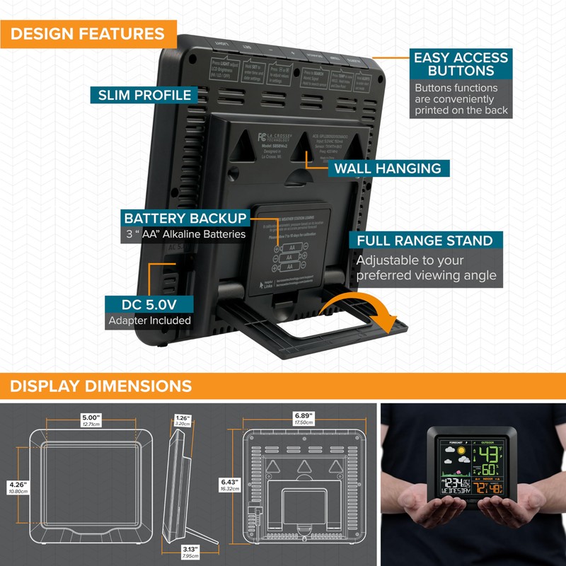 La Crosse Technology L78571 Wireless Color Forecast Station
