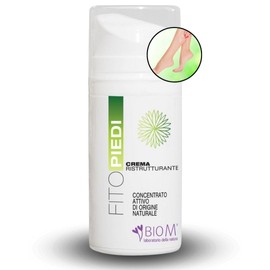 BIOM LABORATORIO DELLA NATURA - Fußcreme, trockene und rissige Füße, 100 ml – geruchshemmende Fußcreme, Juckreiz mildert Schwielen und Schwielen – trockene, rissige Füße reguliert das Schwitzen