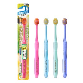 Ebisu Premium Care High Plaque Remover, 6 Row Ultra Compact, Normal, Set of 3