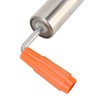 Rolling Pin Stainless Steel Dough Roller Fixed 360° Rotation for