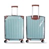 Yauhar 2Pcs 28 Inch Clear PVC Luggage Protector, Thicken Transparent