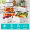 HOMETALL 4 Pack Fruit and Vegetable Storage Containers
