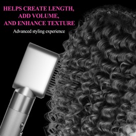 YTCHYYSK Wide Tooth Comb Nozzle Attachment Rose for Dyson Airwrap, Pre-Styling Dryer for Create Length, Add Volume, and Enhance Texture, Part No.971894-04