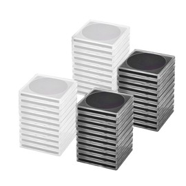 GXGM Pack of 24 Coin Case for Push-in Coin Case with Round Compartments Coin Snap Holder Acrylic Silver Dollar Coin Holder for Collectors Coin Sleeves Collectors for Coin Collection Supplies - 5