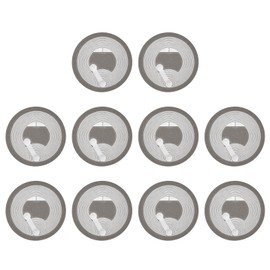 Zimoer NFC Tag Stickers (Pack of 10) Ntag213-25 mm NFC Sticker NFC 213 Day Rewritable NFC Cards Programmable 144 Bytes Memory NFC Chip for All NFC-Enabled Mobile Phones and Devices