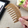 Orienex, High-quality Comb, Water Buffalo Horn, Crescent, Scalp Massaging, Anti-Static,