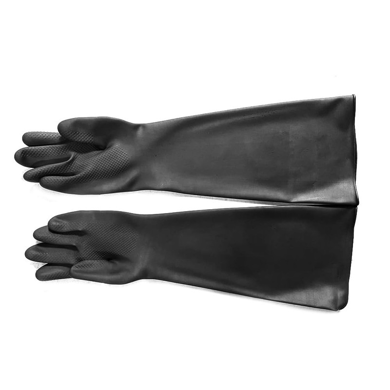 Blast Rubber Gloves for Sandblasting Sandblaster Sand Blast Cabinet Sandblasting