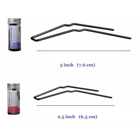 Rocst Horquillas Para Moño Bobby U En Forma De Pin Clips Par