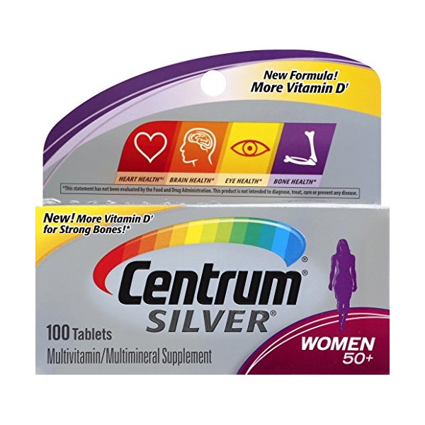 Centrum Silver Women's Supplement, 100 Count