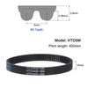 sourcing map HTD5M-400 Rubber Toothed Belt 80 Teeth Closed Loop