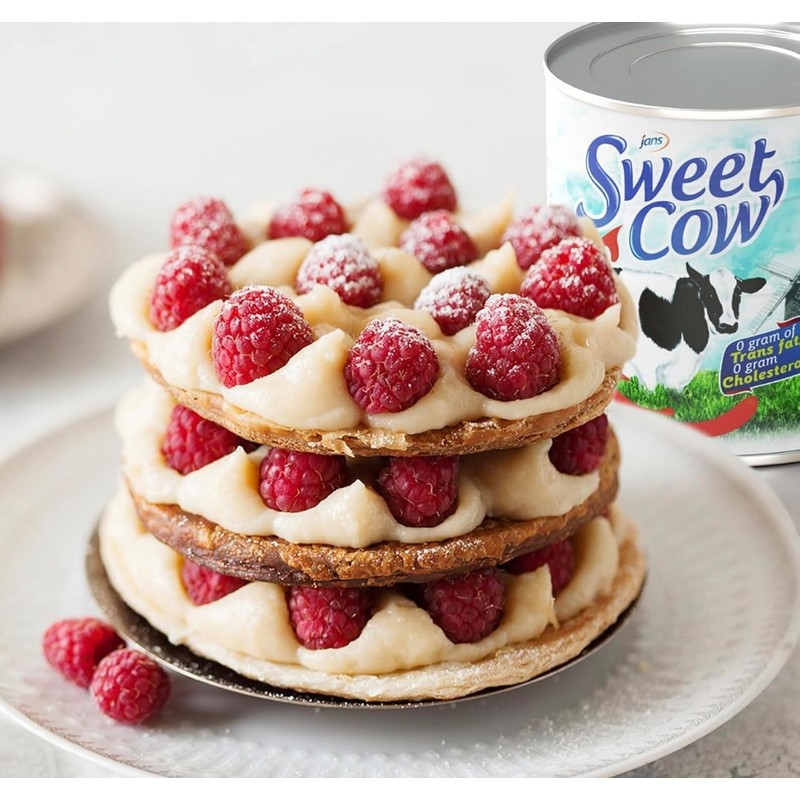 Jans Sweet Cow Condensed Milk (375g, Pack of 12) Sweetened