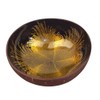 Healifty 3 x Natural Coconut Bowl, Decorative Smoothie Serving Bowl,