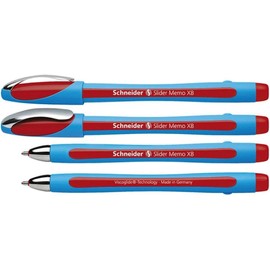 Schneider Memo XB Pen Slider - Red