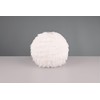 Reality Leuchten Furry R51581001 Table Lamp Metal Matte White Synthetic