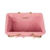 PICNIC TIME Farmhouse Basket, Wicker Basket, Empty Basket, Small Picnic