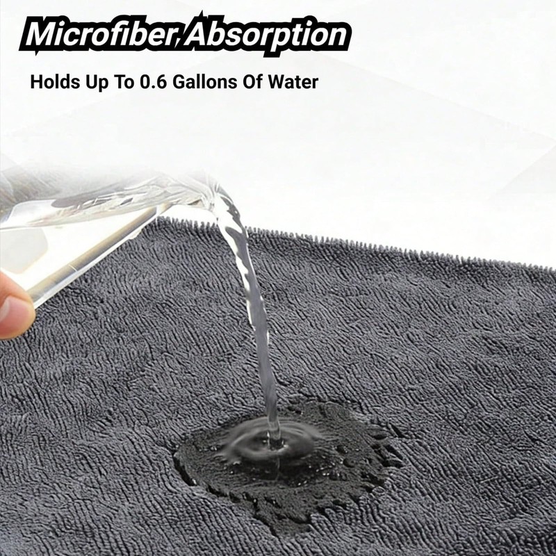 AIERSUI 1400 GSM Car Drying Towels – Microfiber Towels for