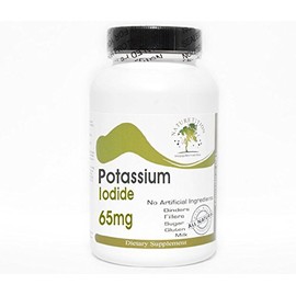 Potassium Iodide 65mg ~ 100 Capsules - No Additives ~ Naturetition Supplements