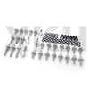 XKH- Motorcycle Silver Motorcycle Spike Fairing Bolts Compatible with 2001