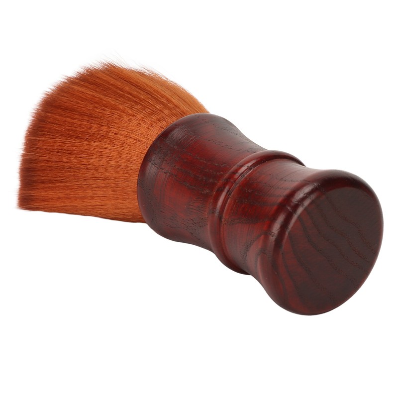 Men Beard Brush Soft Nylon Hair Wooden Handle Beard Grooming