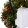 National Tree Company 36 in Pre-Lit Colonial Fir Artificial Christmas