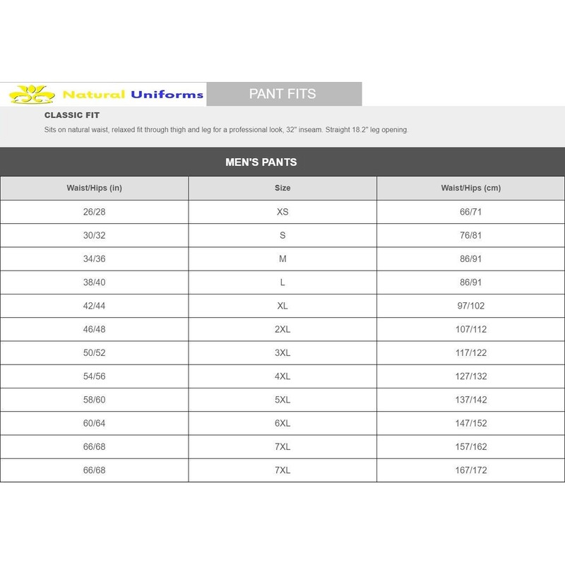 Natural Uniforms Chalkstripe Chef Cargo Pants (3-Pack, Large)