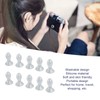 10pcs Hearing Amplifier Dome Silicone Ear Tip Earplug Replacement Accessory