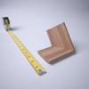 1 5/8"P x 2 1/4"H WM52 Americraft Solid Hardwood Stain