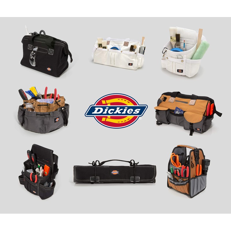 Dickies 8-Pocket Padded Tool Belt/Utility Pouch for Painters, Carpenters, and