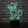 Wolostore Simba Children's LED Lamp Colour Changing USB Night Light