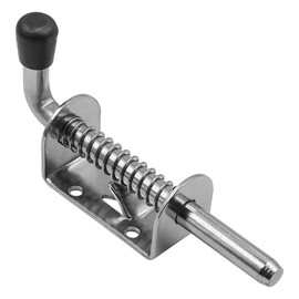 Pack of 2 Stainless Steel Spring Latch Door Lock for Shed Doors Windows Garages