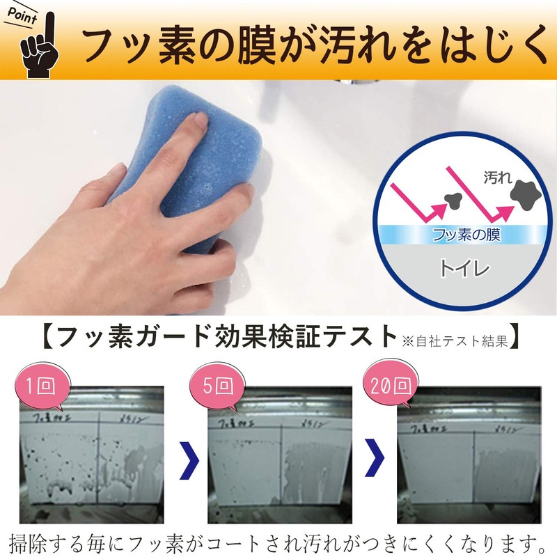 Aisen GP044 Kitchen Sponge, Pink, Approx. 5.5 x 3.0 x