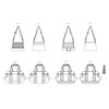 MCCALLS M8467OS Bags by Tiny Seamstress Designs OS (ONE Size)