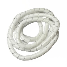 On1shelf® Cable Tidy Spiral Wrap, White- 12mm (2m)