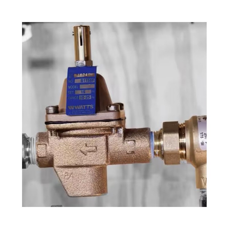 Watts SB1156F Bronze High Capacity Water Feed Regulator, 1/2 Inch,
