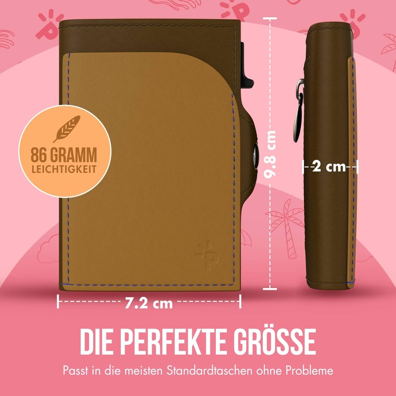 Pago-POP Slim Wallet Men's Wallets for Men, Card Holder Men,