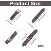 FINGERINSPIRE 6 Pieces Leather Buckles for Sewing, Metal PU Leather