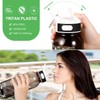 Ghonlzin water bottle, 1 litre sports bottle with time marking,