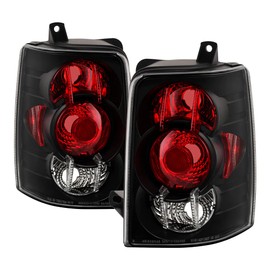 Xtune Euro Style Tail Light for Jeep Grand Cherokee 93-98 - Black Clear