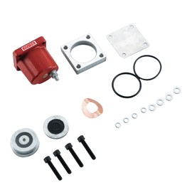 12VDC 3054608 - Solenoide de apagado de combustible con kit de reparación 209940 4024808 3408421 reemplazo para Cummins M11 ISX15 QSX15 N14 855 solenoide de parada de motor 1 terminal